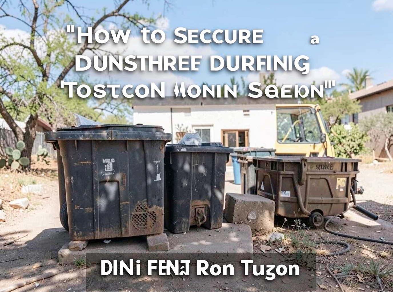 How to Secure a Dumpster During Tucson Monsoon Season